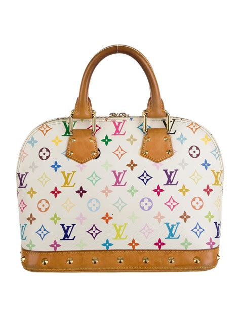 louis vuitton white monogram multicolor